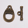 Tibetan Style Alloy Toggle Clasps MAC2014-NF-2