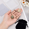 Brass Empty Bead Cage Pendant Decorations HJEW-PH02506-3