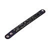Faux Suede Snap Cord Bracelet BJEW-F428-15-1