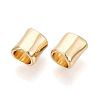 Rack Plating Alloy Large Hole Beads PALLOY-T091-45G-2