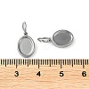 Tarnish Resistant 304 Stainless Steel Pendant Cabochon Settings X-STAS-Q308-01P-3