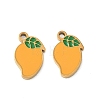 Fruit 304 Stainless Steel Enamel Pendants SA-CBA49D2-11G-06-1