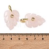 Natural Rose Quartz Pendants GG-CBA105B-01M-G-3
