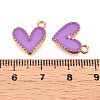 Alloy Enamel Charms ENAM-T011-204C-3