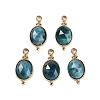 Natural & Synthetic Mixed Gemstone Faceted Pendans KK-L218-003G-M-2