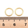 Brass Closed Jump Rings KK-D257-01G-01-3