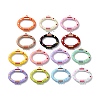 Spray Painted Alloy Spring Gate Ring PALLOY-Z018-03-1