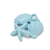 Spray Painted Alloy Pendants AL-CBA5D51-02D-2