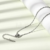 12Pcs 1.7MM 304 Stainless Steel Rope Chain Necklaces for Men Women NJEW-H093-13P-3