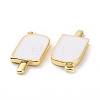 Brass Enamel Pendants KK-A168-16-01G-3