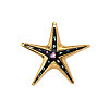 304 Stainless Steel Enamel Big Pendants STAS-OY014-46G-1