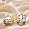 Easter Acrylic Dangle Earrings FS-WG50DE5-01-1