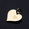Valentine's Day 201 Stainless Steel Charms STAS-T049-T678-2-2