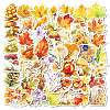 50Pcs Cartoon Leaf Paper Sticker STIC-C012-12-2