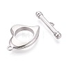 6Pcs Brass Toggle Clasps KK-T073-44P-4