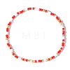Boho Round Glass Seed Beaded Stretch Bracelets for Women NW8932-2-1