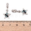 Alloy Colorful Rhinestone European Dangle Charms FIND-Q121-04P-3