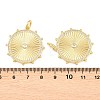 Brass Micro Pave Cubic Zirconia Pendants X-KK-C162-062G-02-3