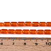 Transparent Glass Beads Strands GLAA-T028-14T-03-4