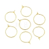 Brass Wine Glass Charm Rings EC067-1G-1