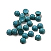 Synthetic Turquoise Dyed Cabochons G-B070-42B-1