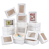 Foldable Creative Kraft Paper Mailer Boxes with Visible Window CON-WH0113-08A-03-1