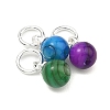 Dyed Natural Freshwater Shell Pendants PALLOY-JF05339-03-2
