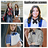 3Pcs 3 Colors Polyester Adjustable Women's Tie AJEW-HY0002-57-5