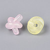 Luminous Frosted Transparent Acrylic Beads TACR-T029-23M-3