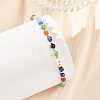 Handmade Millefiori Glass Round Beads Stretch Bracelets for Women BJEW-JB14236-2