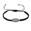 Adjustable Braided Nylon Cord Bracelets UC0201-2-1