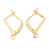 Brass Leverback Earring Findings KK-P340-20B-G-1