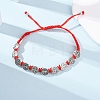Nylon Rope Braided Bracelet for Women BJEW-Z156-03AS-01-2