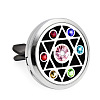 Colorful Rhinestone Aromatherapy Essential Oil Car Diffuser Vent Clips CHAK-PW0001-057B-1