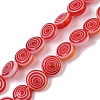 Handmade Lampwork Beads Strands LK-R004-51F-1