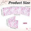 Printed Plastic Chinoiserie Mahjong Card Protector Cover AJEW-WH0709-445B-2