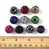 20Pcs 10 Colors Acrylic Rhinestone Beads OACR-FS0002-32-5