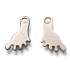 Non-Tarnish 201 Stainless Steel Charms STAS-C017-08P-2