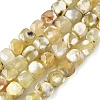 Natural Fire Crackle Agate Beads Strands G-H078-C49-6mm-05-2
