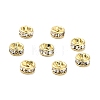 316 Surgical Stainless Steel Rhinestone Spacer Beads X-STAS-L285-001G-02-1-1