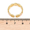 304 Stainless Steel Enamel Cuff Open Rings RJEW-Z132-02G-4