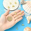 9Pcs 3 Styles Helm & Ship Charms Brass Pendants KK-CJ0005-75-4