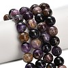 Natural Charoite Beads Strands G-G300-A01-10mm-1