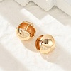 Brass Hoop Earrings for Women EJEW-U041-03G-2