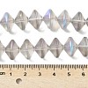 Electroplate Glass Beads Strands EGLA-G038-01A-HR02-4