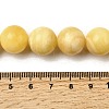 Natural Yellow Jade Beadd Strands G-A274-A01-14mm-5