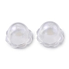 Transparent Acrylic Bead Caps OACR-P007-46-2