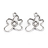 Tibetan Style Alloy Pendant Enamel Settings X-PALLOY-N160-65AS-1