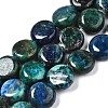 Natural Chrysocolla and Lapis Lazuli Beads Strands G-N330-032B-01-1