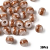 30Pcs Resin European Beads RESI-YW0006-36C-1